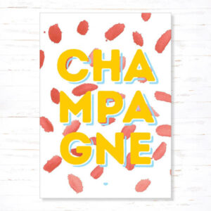 Withloov Postkaart Feest Champagne